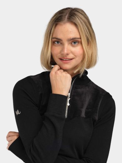 Bilde av WoolLand Sirdal woman top Sort